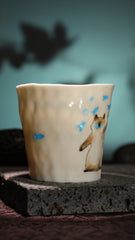 No.18· Flow Clay Series — Translucent Glaze Cup