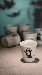 No.13· Flow Clay Series — Translucent Glaze Cup