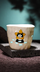 No.20· Flow Clay Series — Translucent Glaze Cup