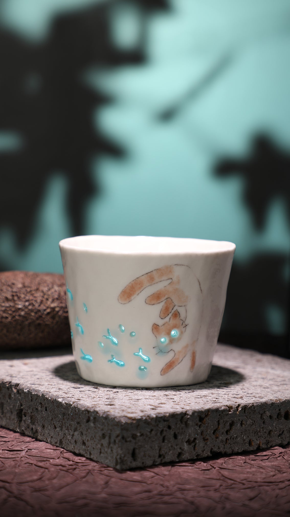 No.25· Flow Clay Series — Translucent Glaze Cup