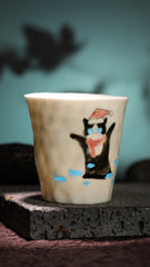 No.13· Flow Clay Series — Translucent Glaze Cup