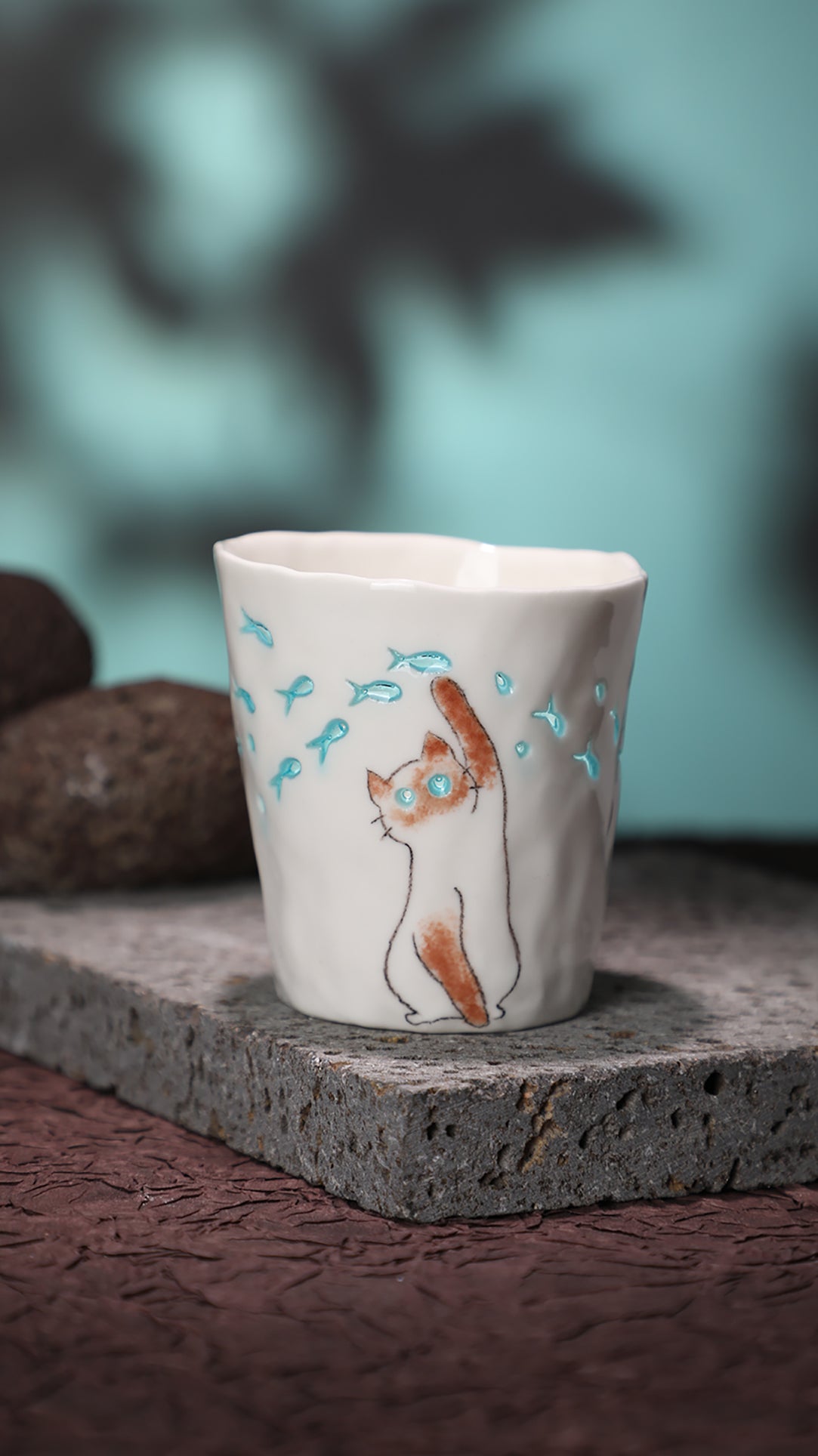 No.34· Flow Clay Series — Translucent Glaze Cup