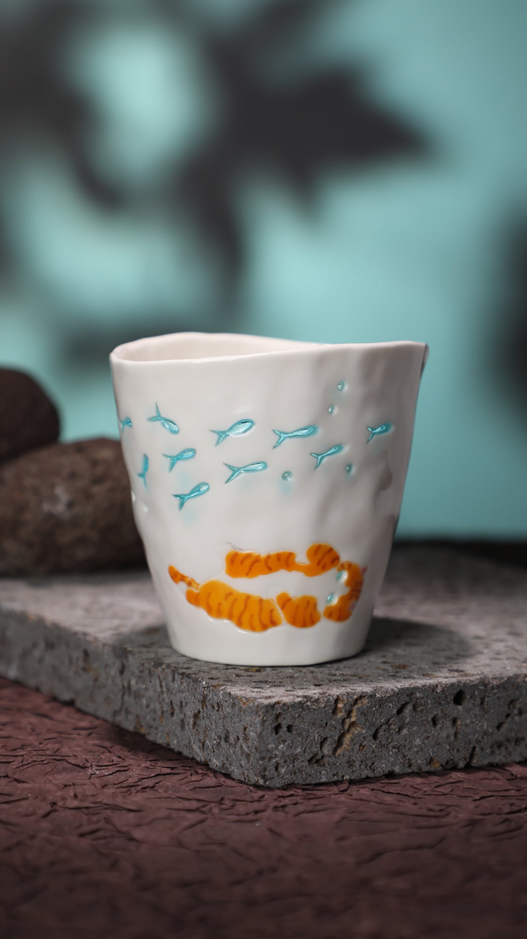 No.32· Flow Clay Series — Translucent Glaze Cup