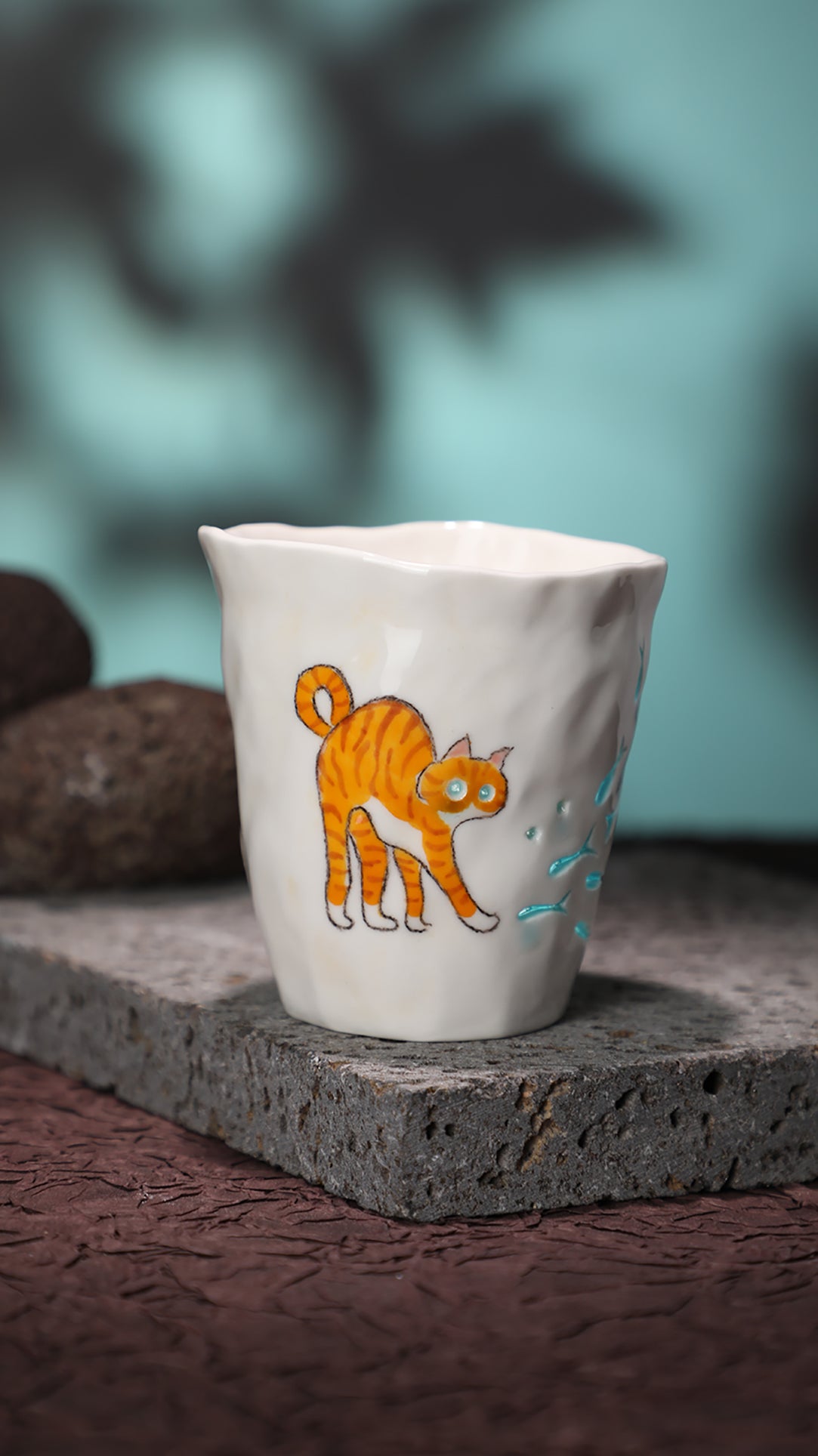 No.35· Flow Clay Series — Translucent Glaze Cup