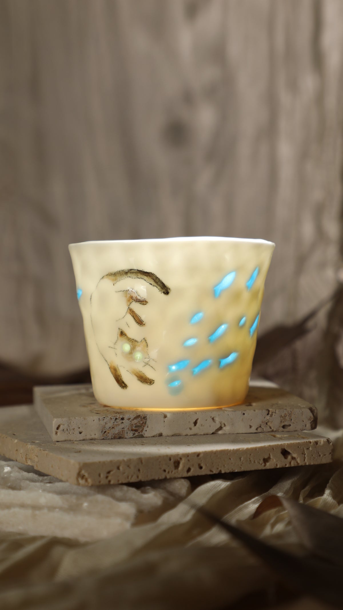 No.03· Flow Clay Series — Translucent Glaze Cup