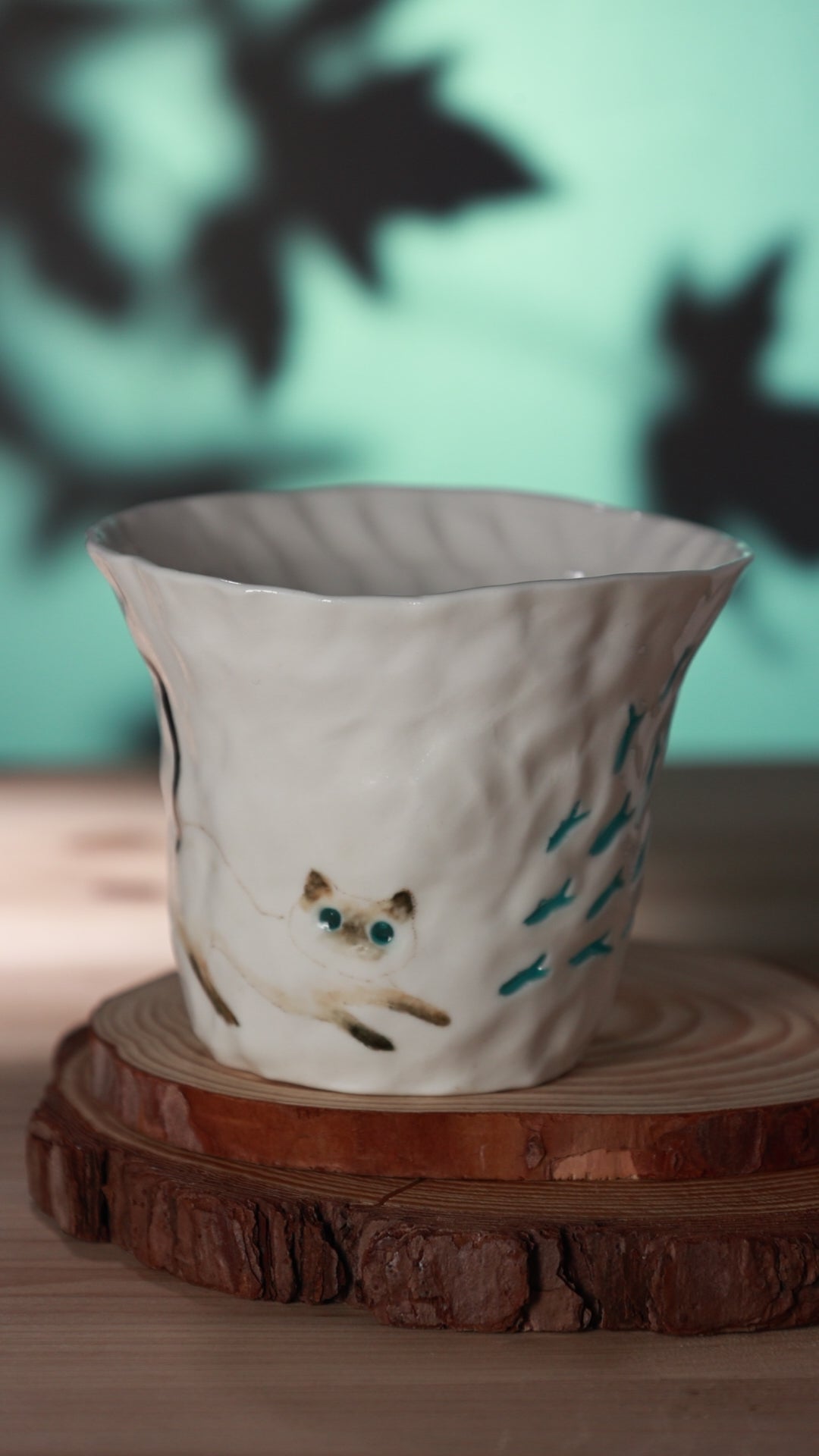 No.40· Flow Clay Series — Translucent Glaze Cup