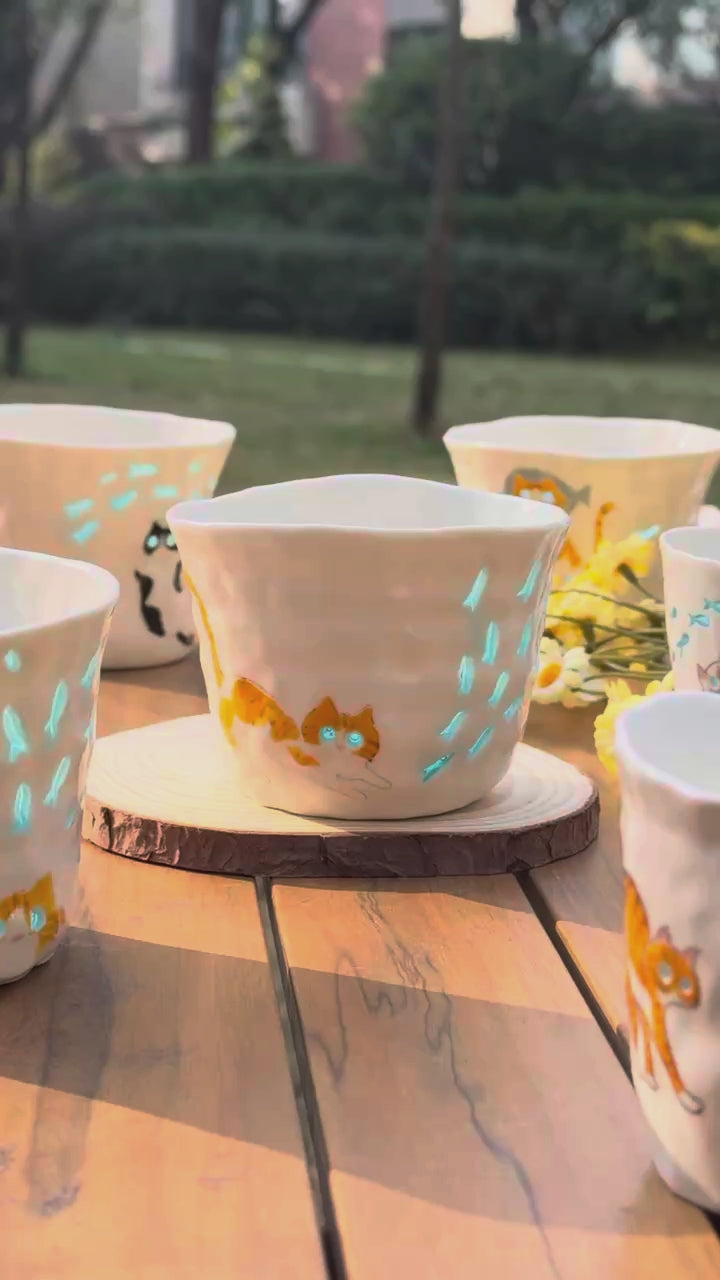 No.37· Flow Clay Series — Translucent Glaze Cup