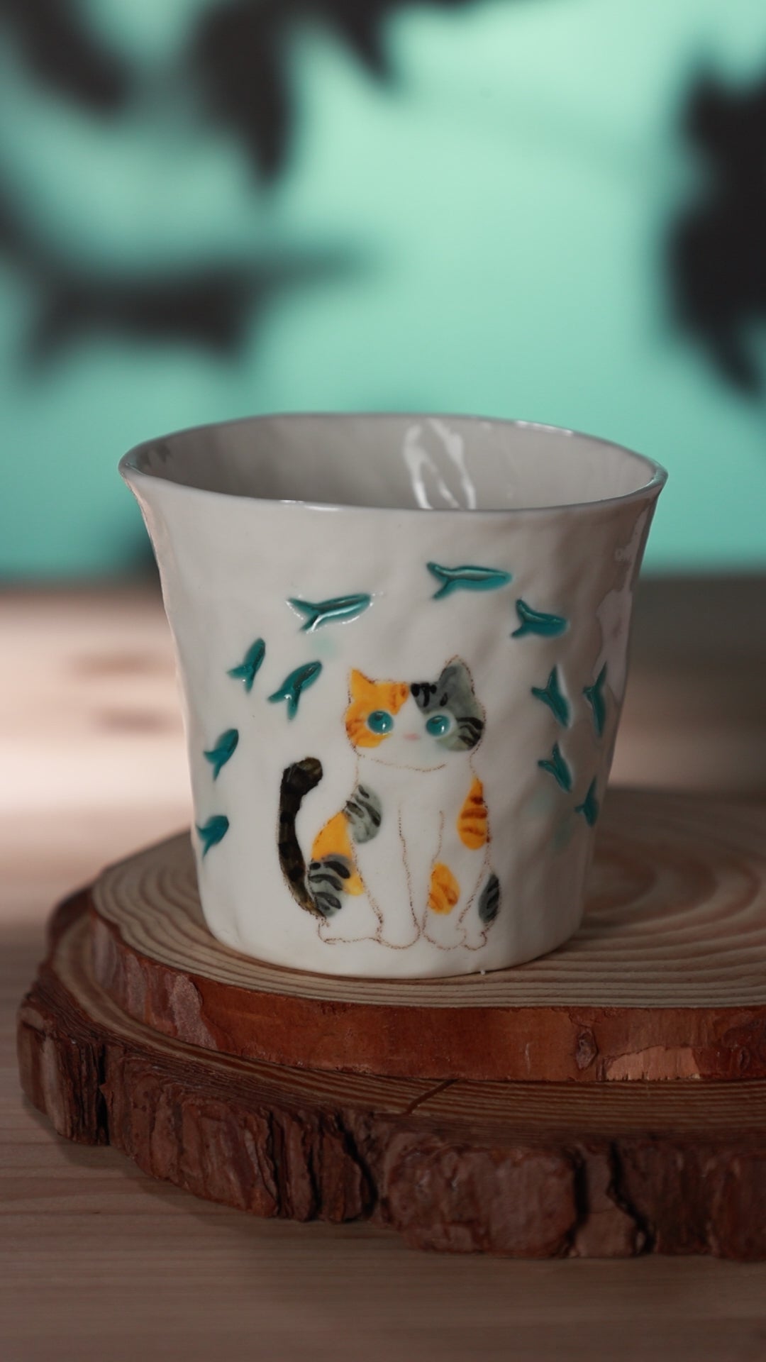 No.28· Flow Clay Series — Translucent Glaze Cup