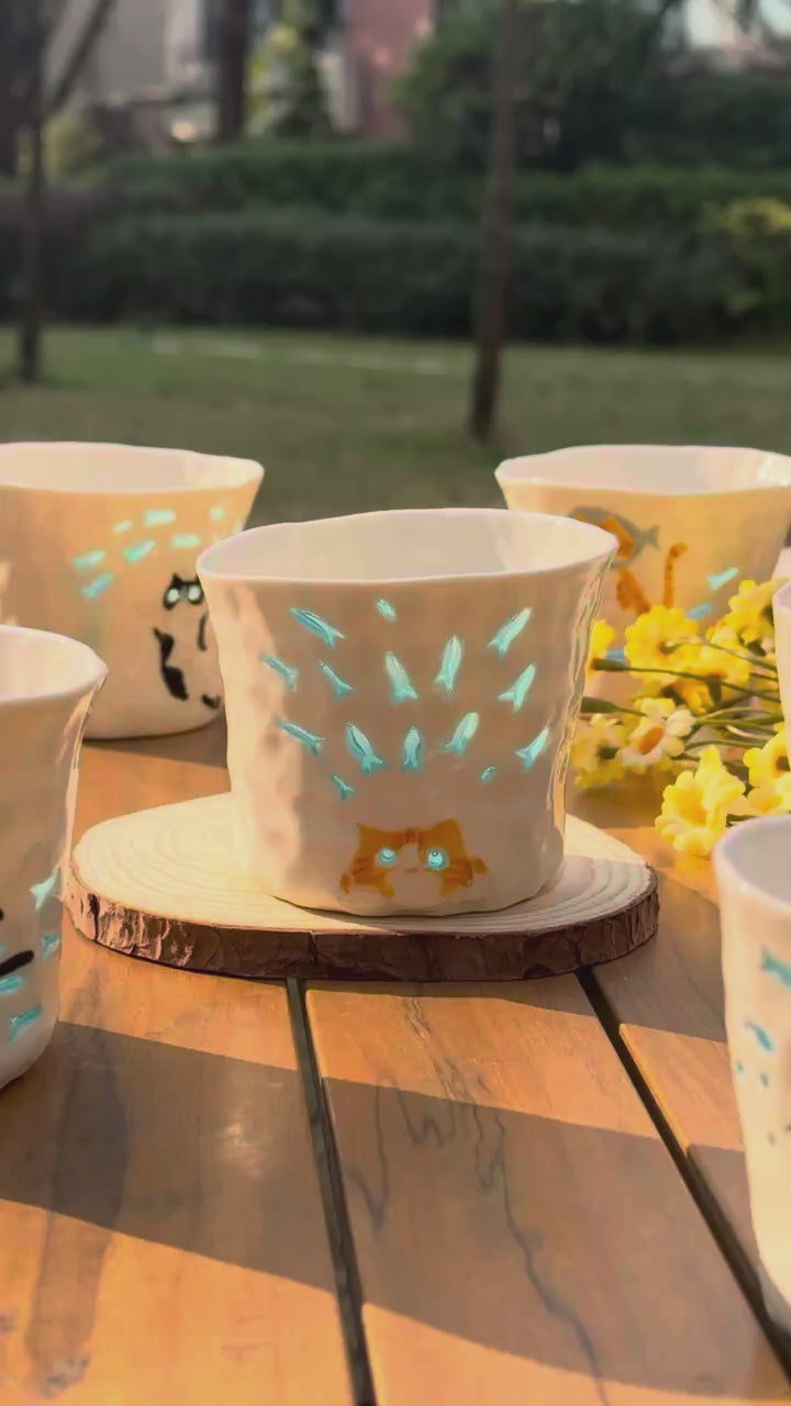 No.39· Flow Clay Series — Translucent Glaze Cup