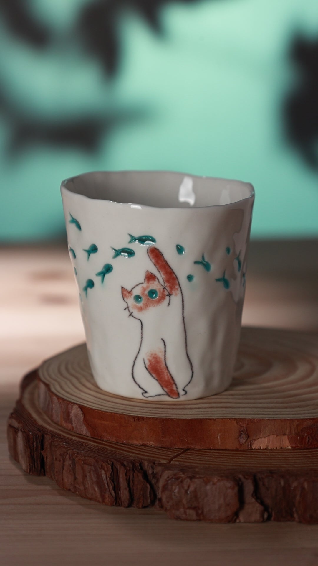 No.34· Flow Clay Series — Translucent Glaze Cup