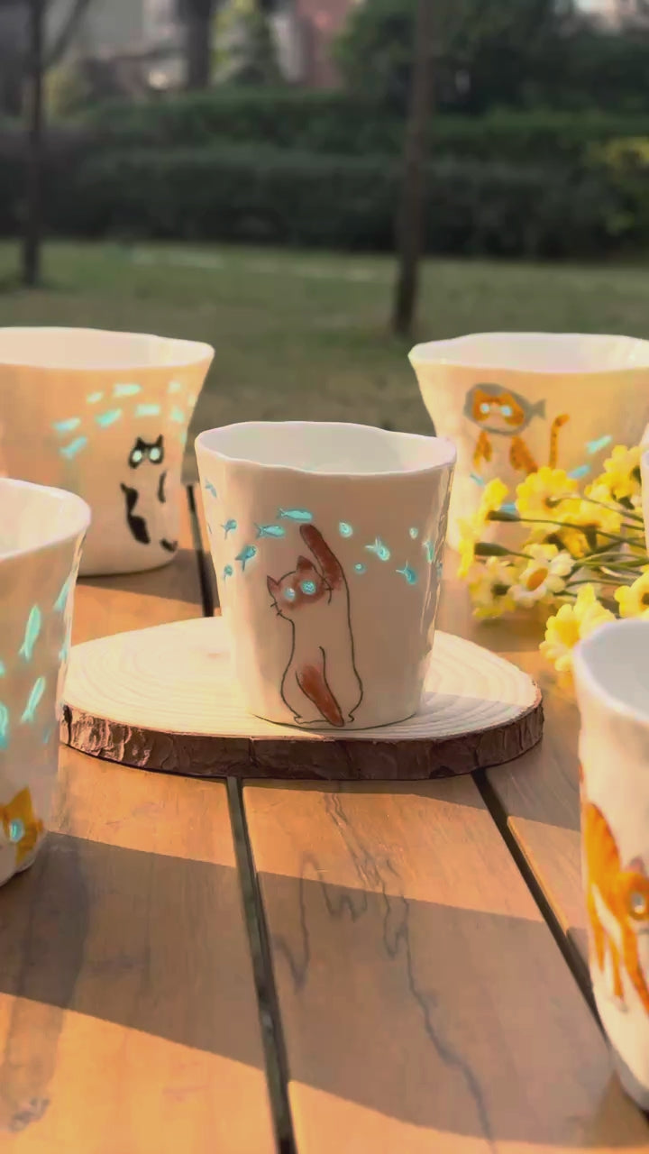 No.34· Flow Clay Series — Translucent Glaze Cup