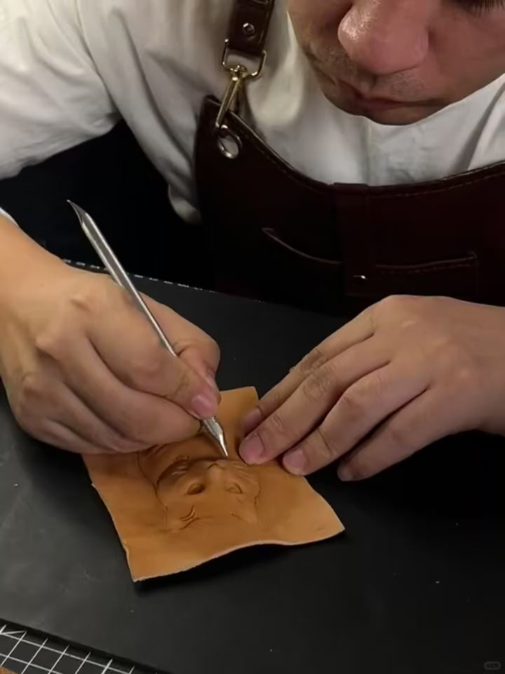 Custom Leather Pet Portrait