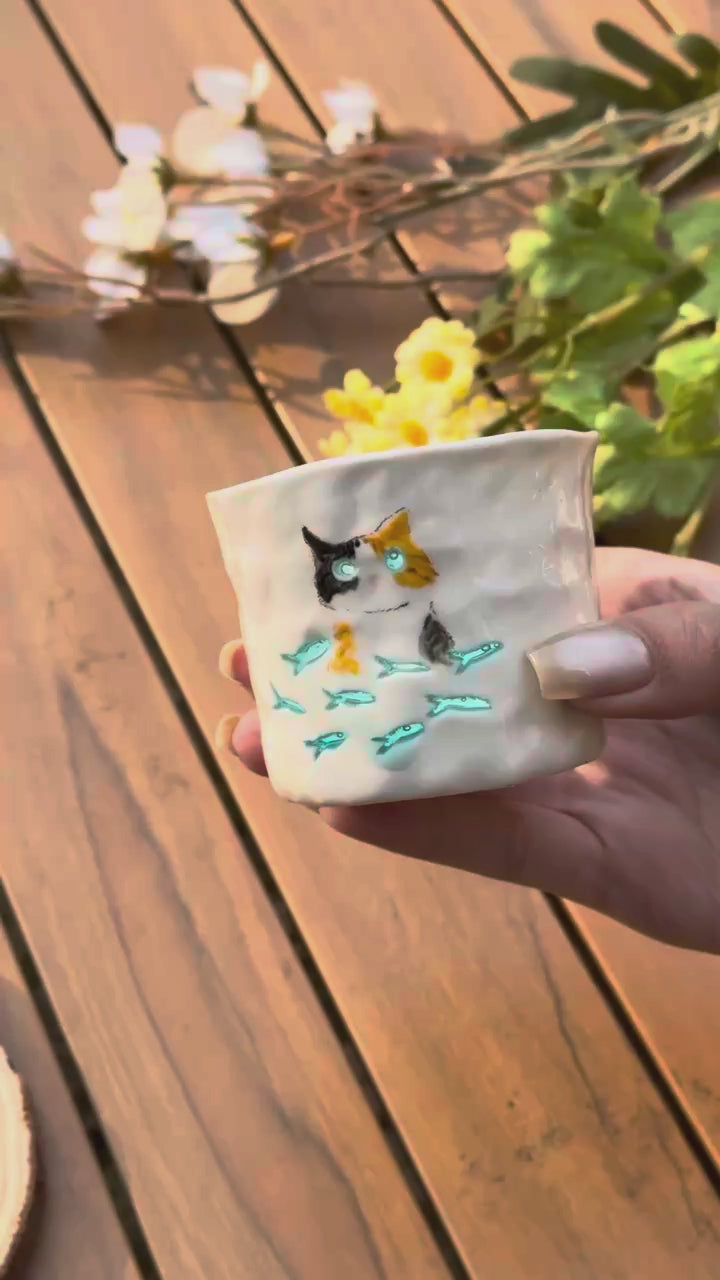 No.27· Flow Clay Series — Translucent Glaze Cup