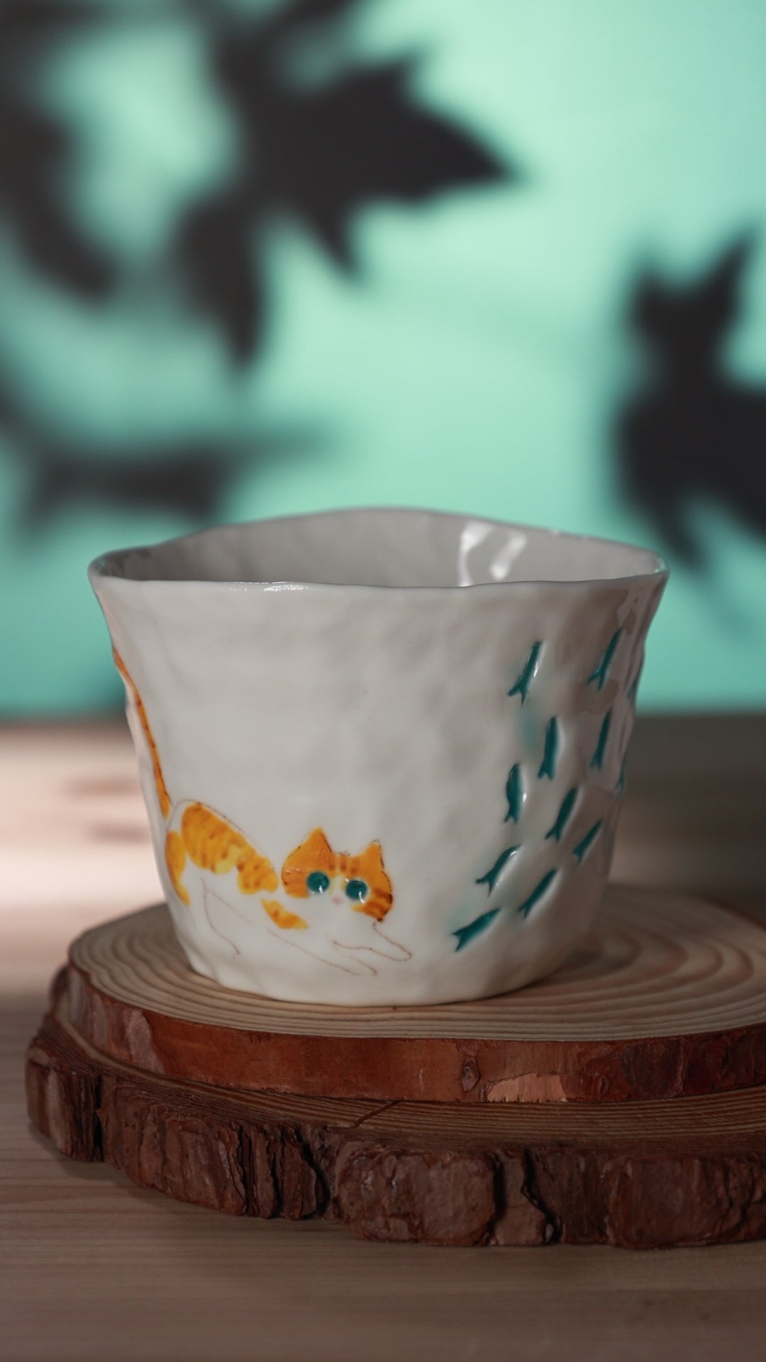 No.37· Flow Clay Series — Translucent Glaze Cup