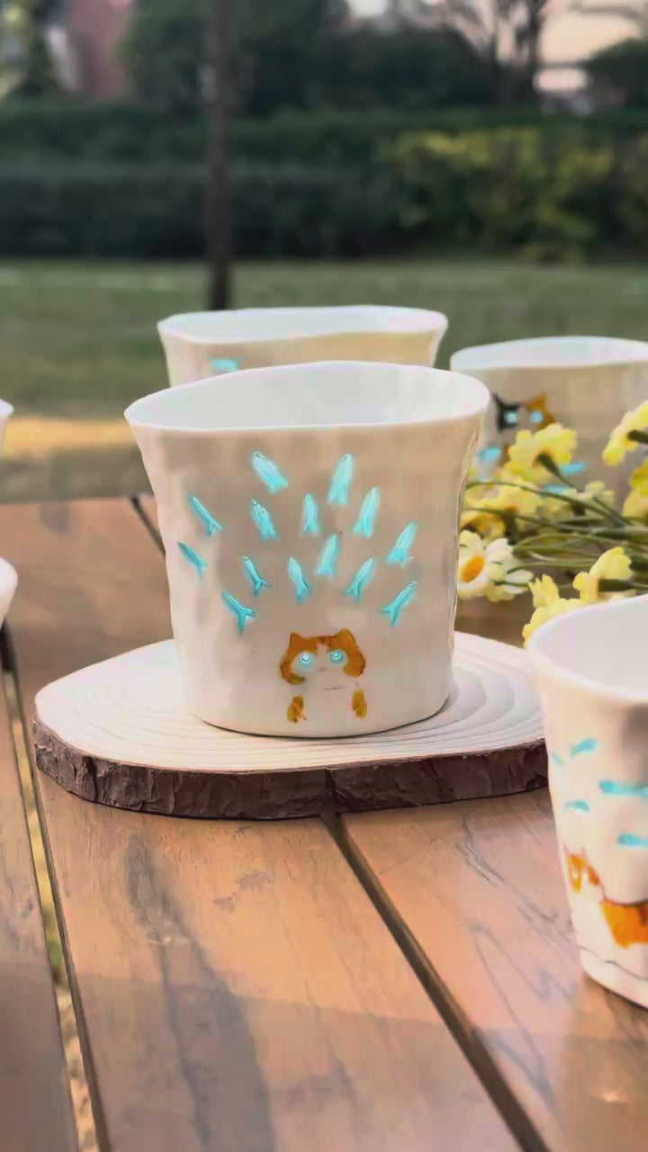 No.29· Flow Clay Series — Translucent Glaze Cup