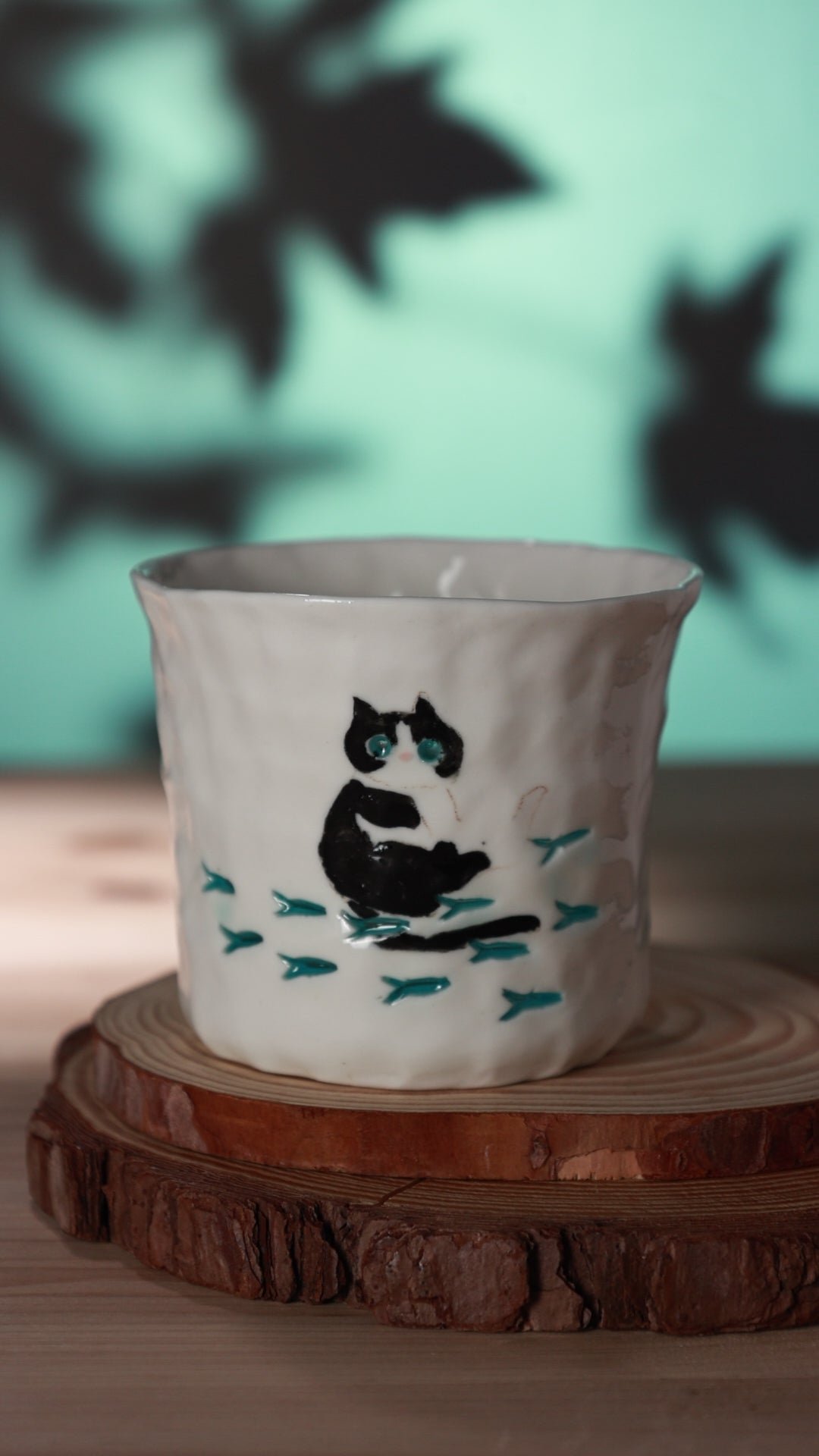 No.36· Flow Clay Series — Translucent Glaze Cup