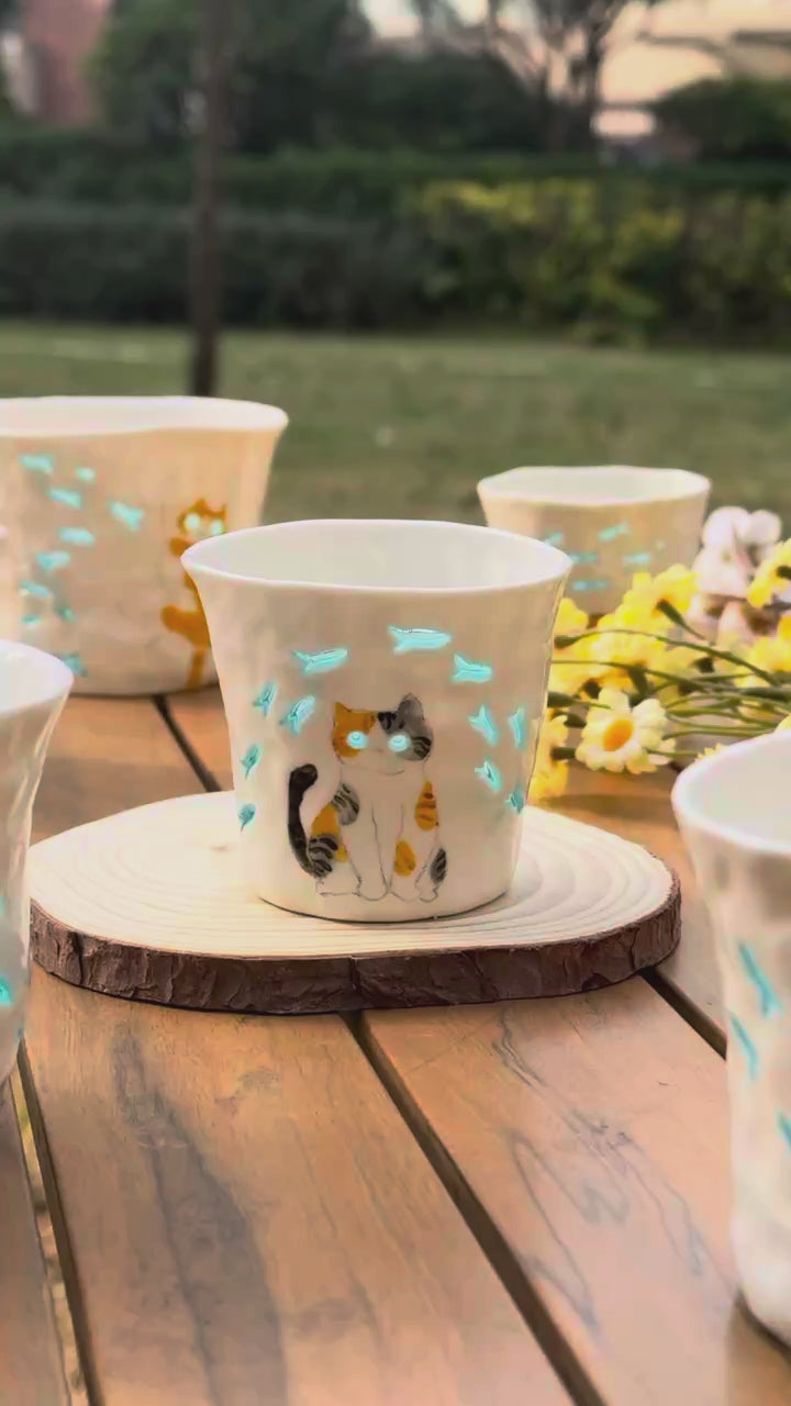 No.28· Flow Clay Series — Translucent Glaze Cup