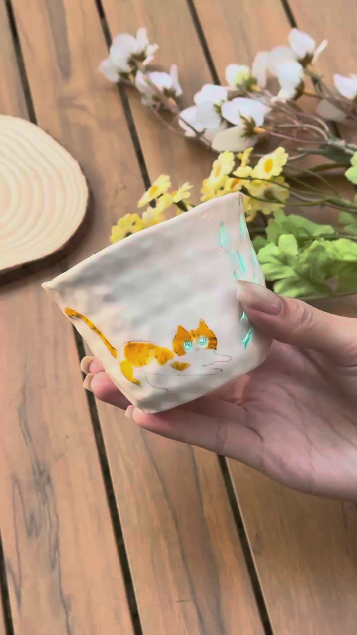 No.37· Flow Clay Series — Translucent Glaze Cup