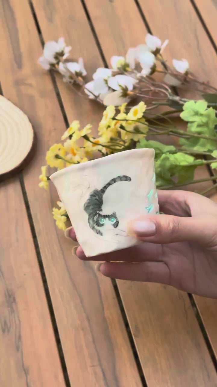 No.33· Flow Clay Series — Translucent Glaze Cup