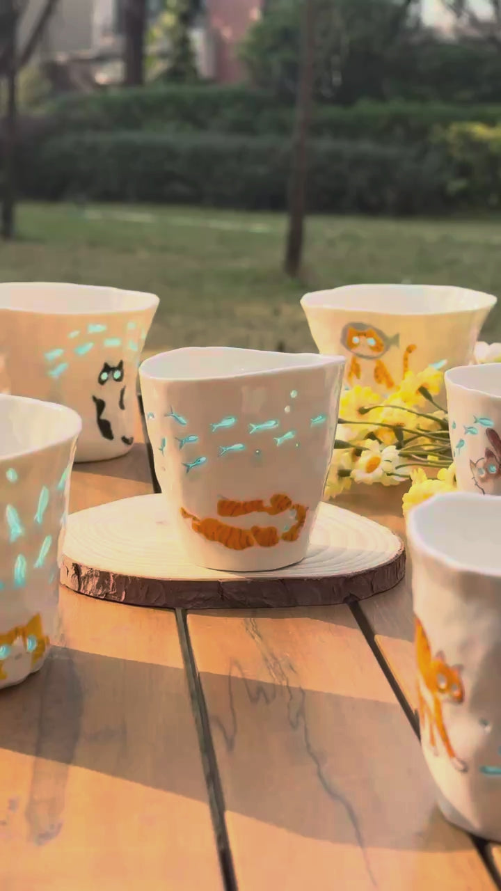 No.32· Flow Clay Series — Translucent Glaze Cup