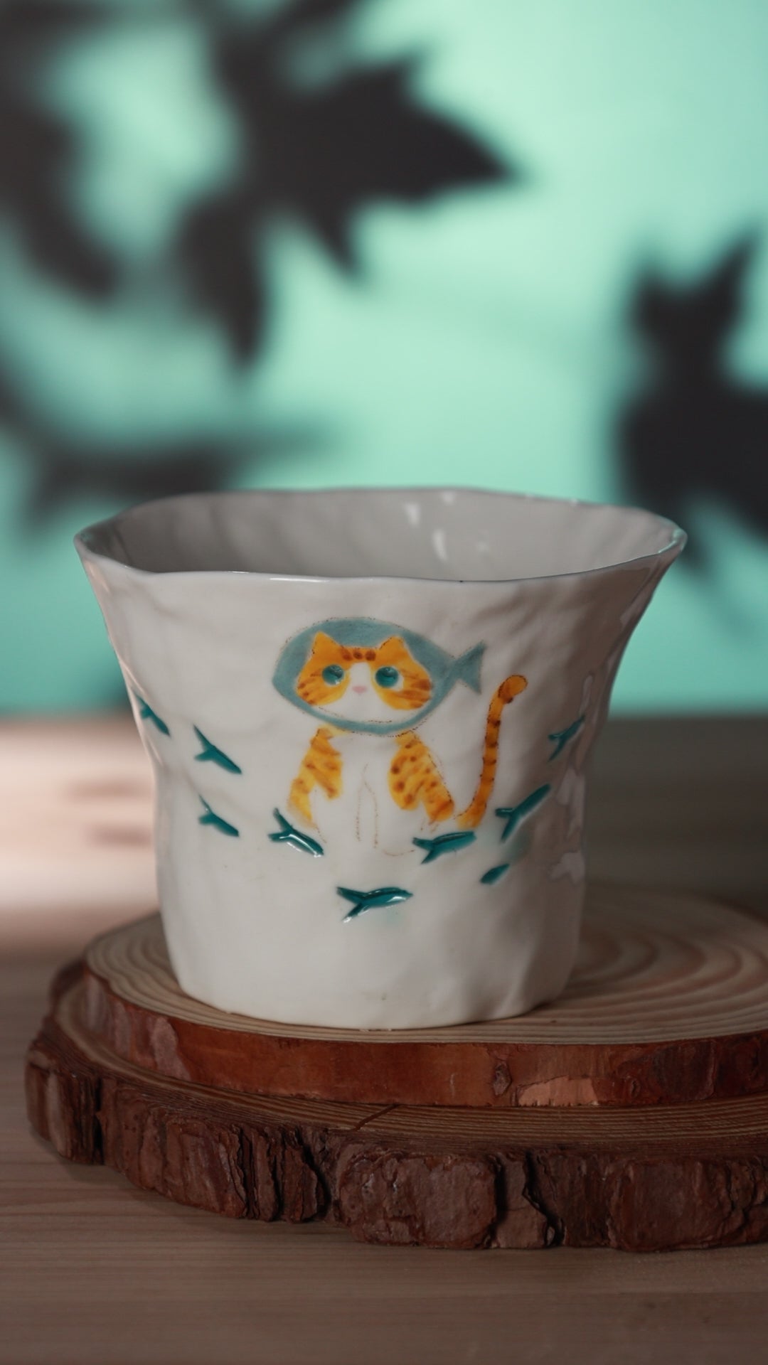 No.38· Flow Clay Series — Translucent Glaze Cup