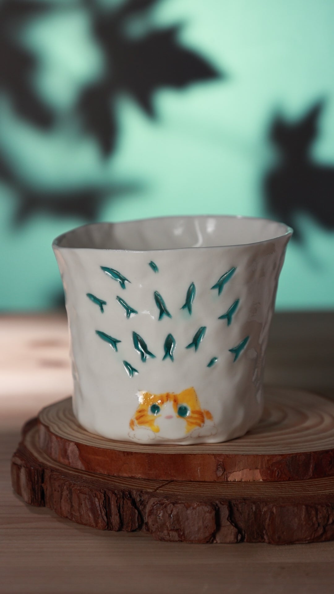 No.39· Flow Clay Series — Translucent Glaze Cup