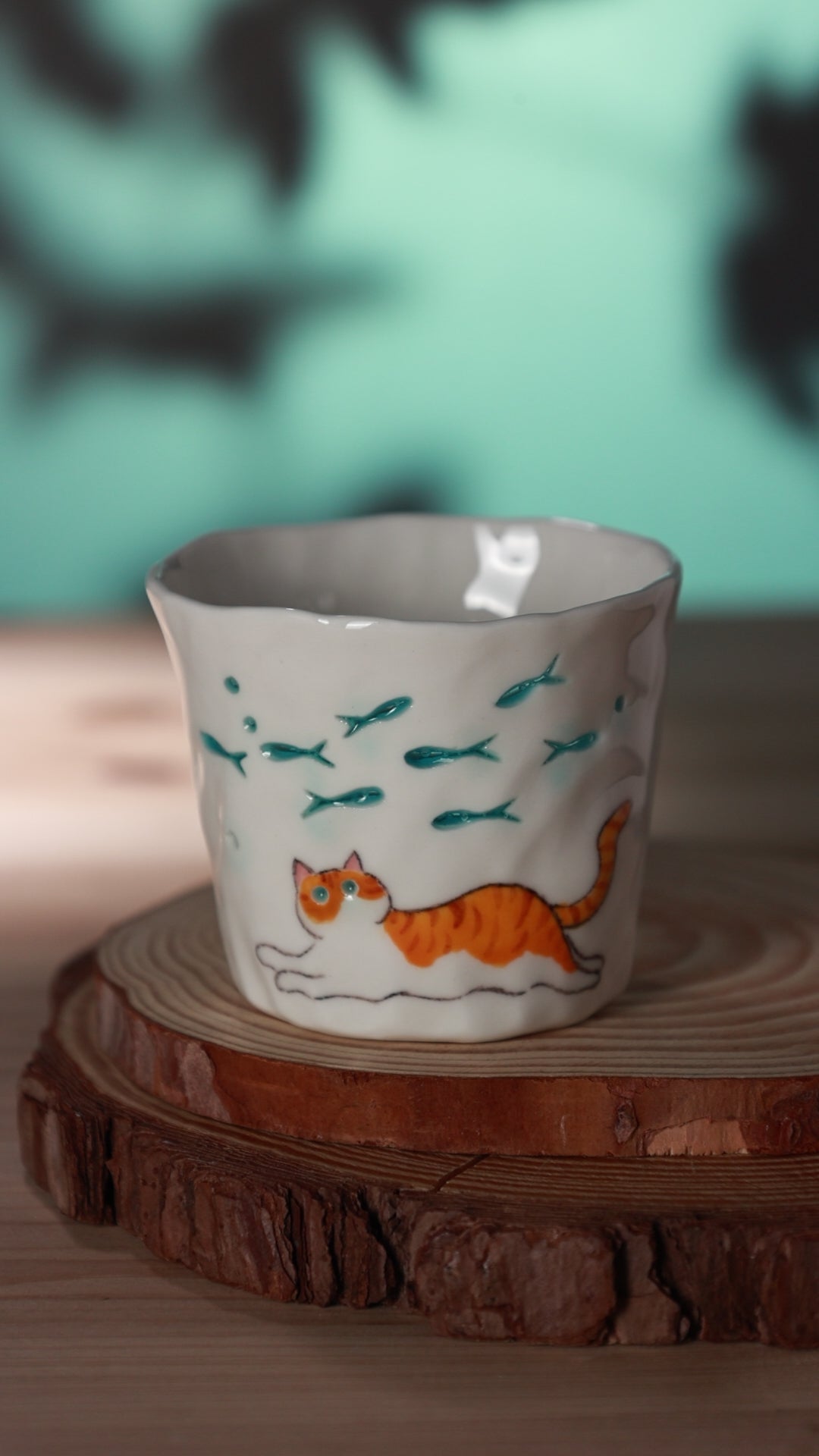 No.26· Flow Clay Series — Translucent Glaze Cup