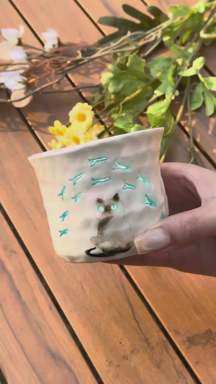 No.30· Flow Clay Series — Translucent Glaze Cup